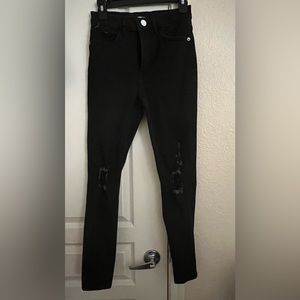Express skinny high rise denim perfect jeans
